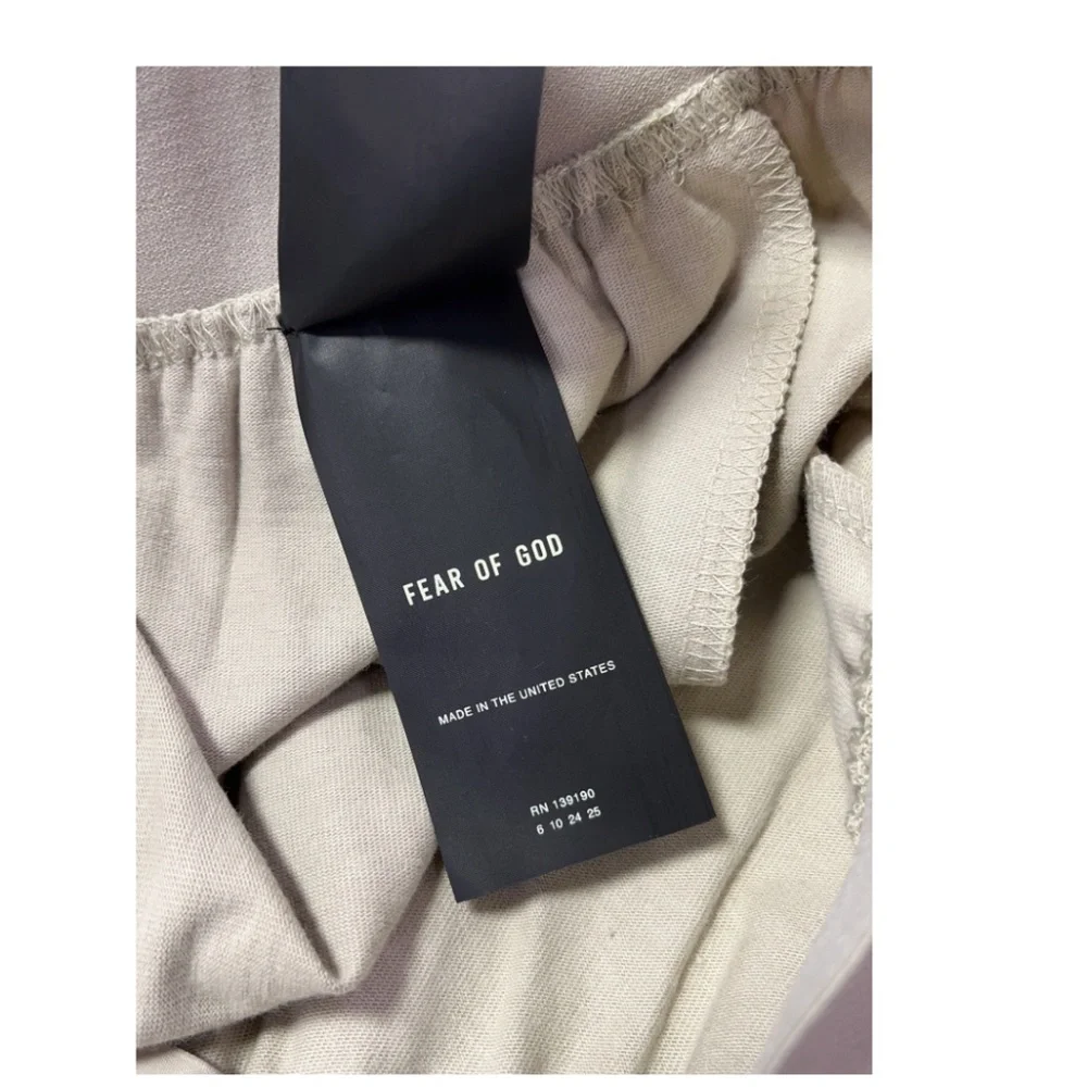 FEAR OF GOD Off-White 'The Lounge' Shorts Size Small Cream